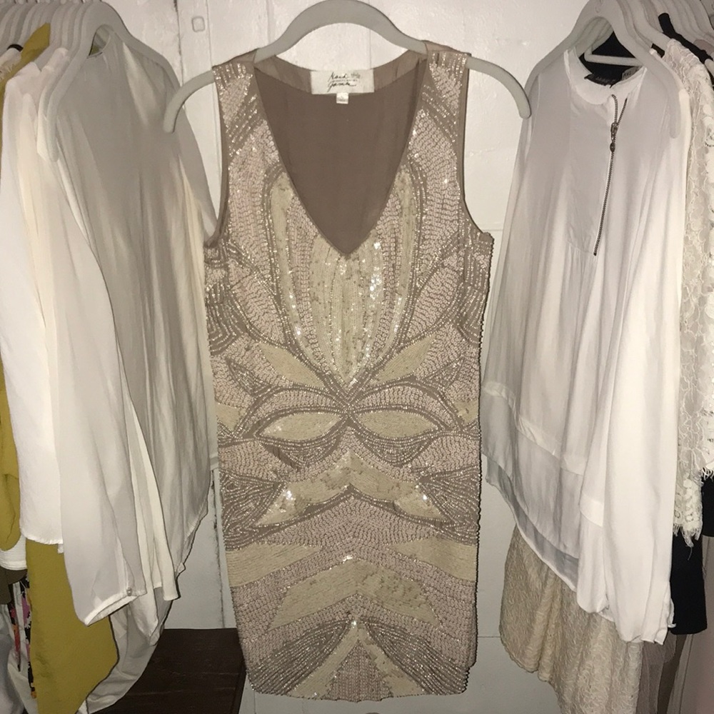 Badgley Mischa Sequin Cocktail Dress